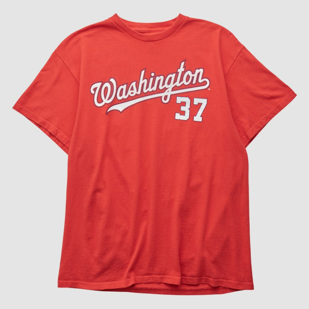 Washington Nationals Genuine Merchandise 2000s T-shirt - Red - Vintage T-shirts
