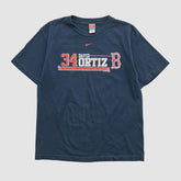 David Ortiz Nike 2007 T-shirt - Navy - Vintage T-shirts