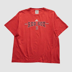 Boston Red Sox Adidas 2000s T-shirt - Red - Vintage T-shirts