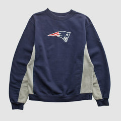 New England Patriots Reebok 2000s Pullover Sweatshirt - Navy Pullover