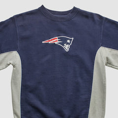 New England Patriots Reebok 2000s Pullover Sweatshirt - Navy Pullover