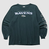 Baltimore Ravens NFL 2000s Long Sleeve T-shirt - Black T-shirts