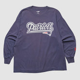 New England Patriots NFL 2000s Long Sleeve T-shirt - Navy T-shirts