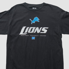 Detroit Lions NFL 2010s Long Sleeve T-shirt - Black T-shirts