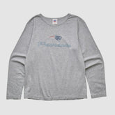 New England Patriots NFL 2000s Long Sleeve T-shirt - Heather Gray T-shirts