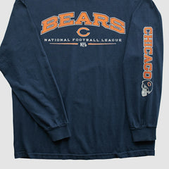 Chicago Bears NFL 2000s Long Sleeve T-shirt - Navy T-shirts