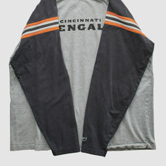 Cincinnati Bengals Reebok 2000s Long Sleeve T-shirt - Heather Gray T-shirts