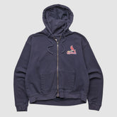 St. Louis Cardinals Gear For Sports 2010s Hooded Full Zip Sweatshirt - Navy - XVintage Sweatshirts