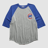 Chicago Cubs Majestic 2000s T-shirt - Heather Gray - Vintage T-shirts