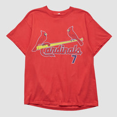 St. Louis Cardinals Lee Apparel 2000s T-shirt - Red - Vintage T-shirts