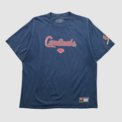 St. Louis Cardinals Nike 2000s T-shirt - Navy - Vintage T-shirts