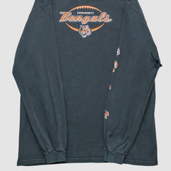 Cincinnati Bengals NFL 2000s Long Sleeve T-shirt - Black T-shirts