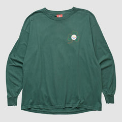 Pittsburgh Steelers NFL 2000s Long Sleeve T-shirt - Green T-shirts