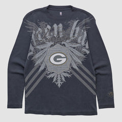 Green Bay Packers NFL 2000s Long Sleeve T-shirt - Black T-shirts