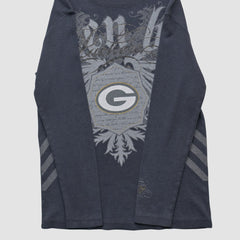 Green Bay Packers NFL 2000s Long Sleeve T-shirt - Black T-shirts