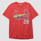 St. Louis Cardinals Majestic 2000s T-shirt - Red - XVintage T-shirts