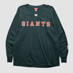 New York Giants NFL 2000s Long Sleeve T-shirt - Black T-shirts