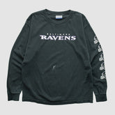 Baltimore Ravens Reebok 2000s Long Sleeve T-shirt - Black T-shirts