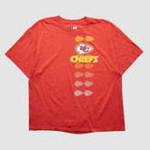 Kansas City Chiefs NFL 2000s T-shirt - Red T-shirts