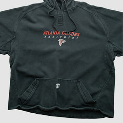 Atlanta Falcons Reebok 2000s Hooded Pullover Sweatshirt - Black Pullover