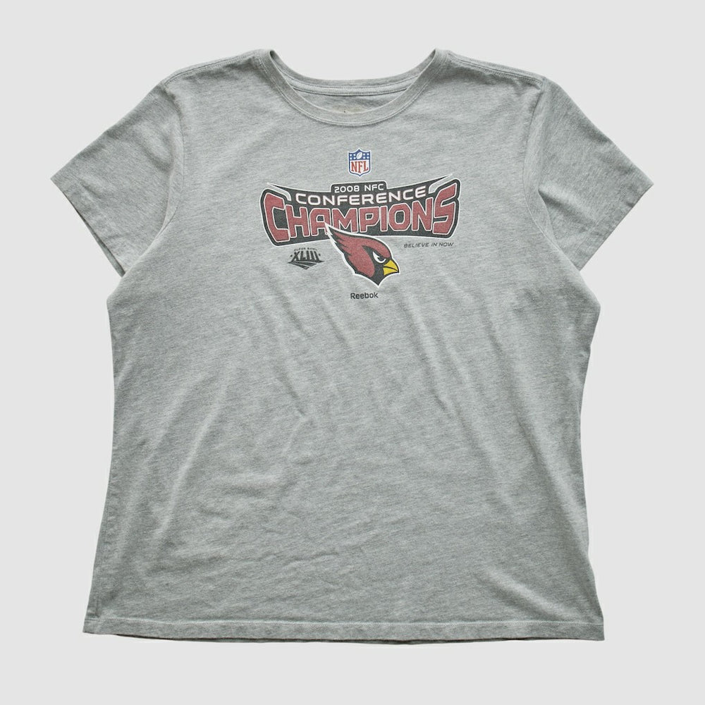 Arizona Cardinals Reebok 2008 T-shirt - Heather Gray T-shirts