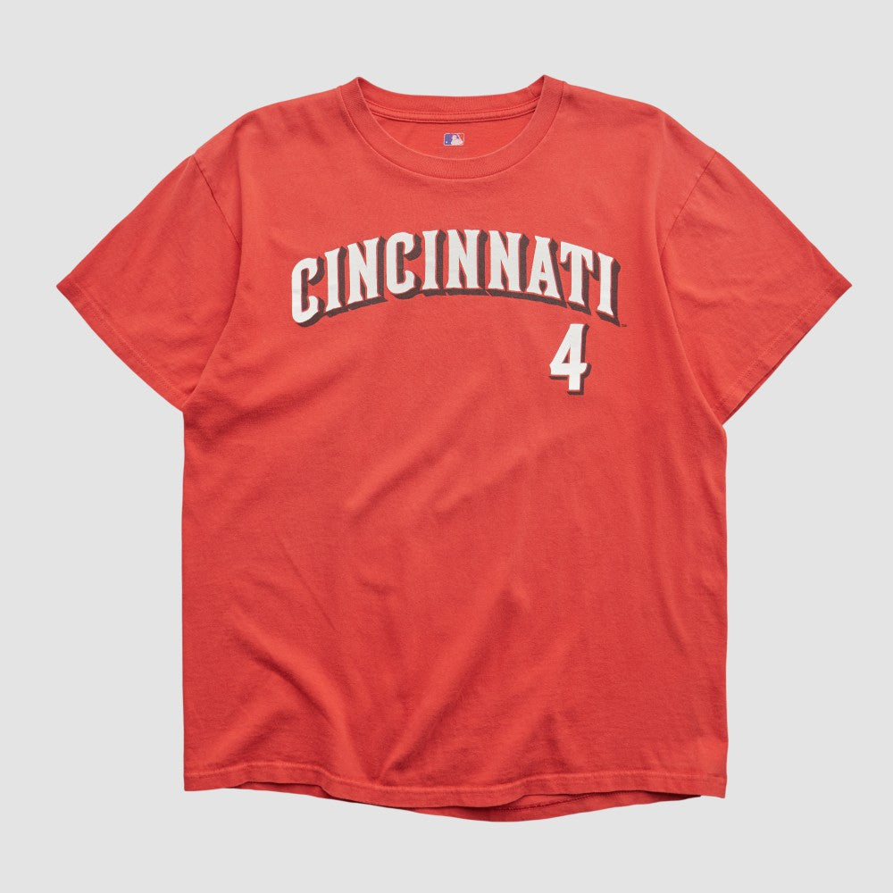 Cincinnati Reds Majestic 2000s T-shirt - Red - Vintage T-shirts