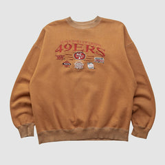 Super Bowl 90s Pullover Sweatshirt - Tan Pullover