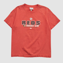 Cincinnati Reds Majestic 2000s T-shirt - Red - XVintage T-shirts
