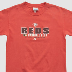Cincinnati Reds Majestic 2000s T-shirt - Red - XVintage T-shirts
