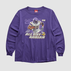 Adrian Peterson NFL 2000s Long Sleeve T-shirt - Purple T-shirts