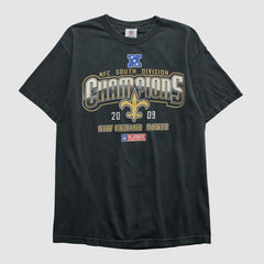 New Orleans Saints NFL 2009 T-shirt - Black T-shirts