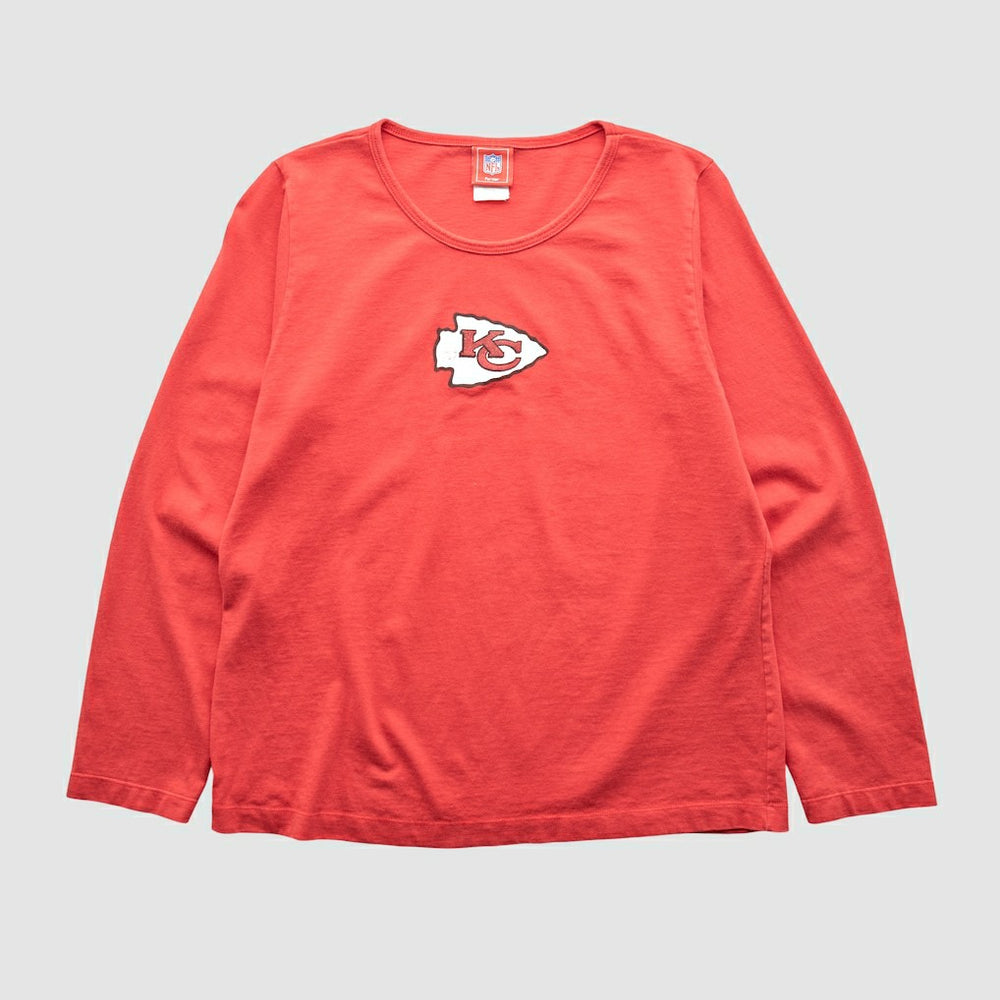 Kansas City Chiefs NFL 2000s Long Sleeve T-shirt - Red T-shirts
