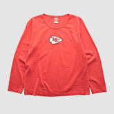Kansas City Chiefs NFL 2000s Long Sleeve T-shirt - Red T-shirts