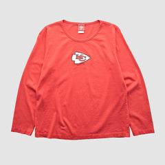 Kansas City Chiefs NFL 2000s Long Sleeve T-shirt - Red T-shirts