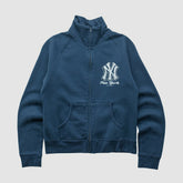 New York Yankees Genuine Merchandise 2010s Full Zip Sweatshirt - Navy - XXVintage Sweatshirts