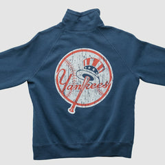 New York Yankees Genuine Merchandise 2010s Full Zip Sweatshirt - Navy - XXVintage Sweatshirts