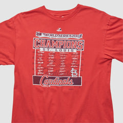 St. Louis Cardinals Majestic 2011 T-shirt - Red - Vintage T-shirts