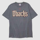 Arizona Diamondbacks Majestic 2010s T-shirt - Charcoal - Vintage T-shirts