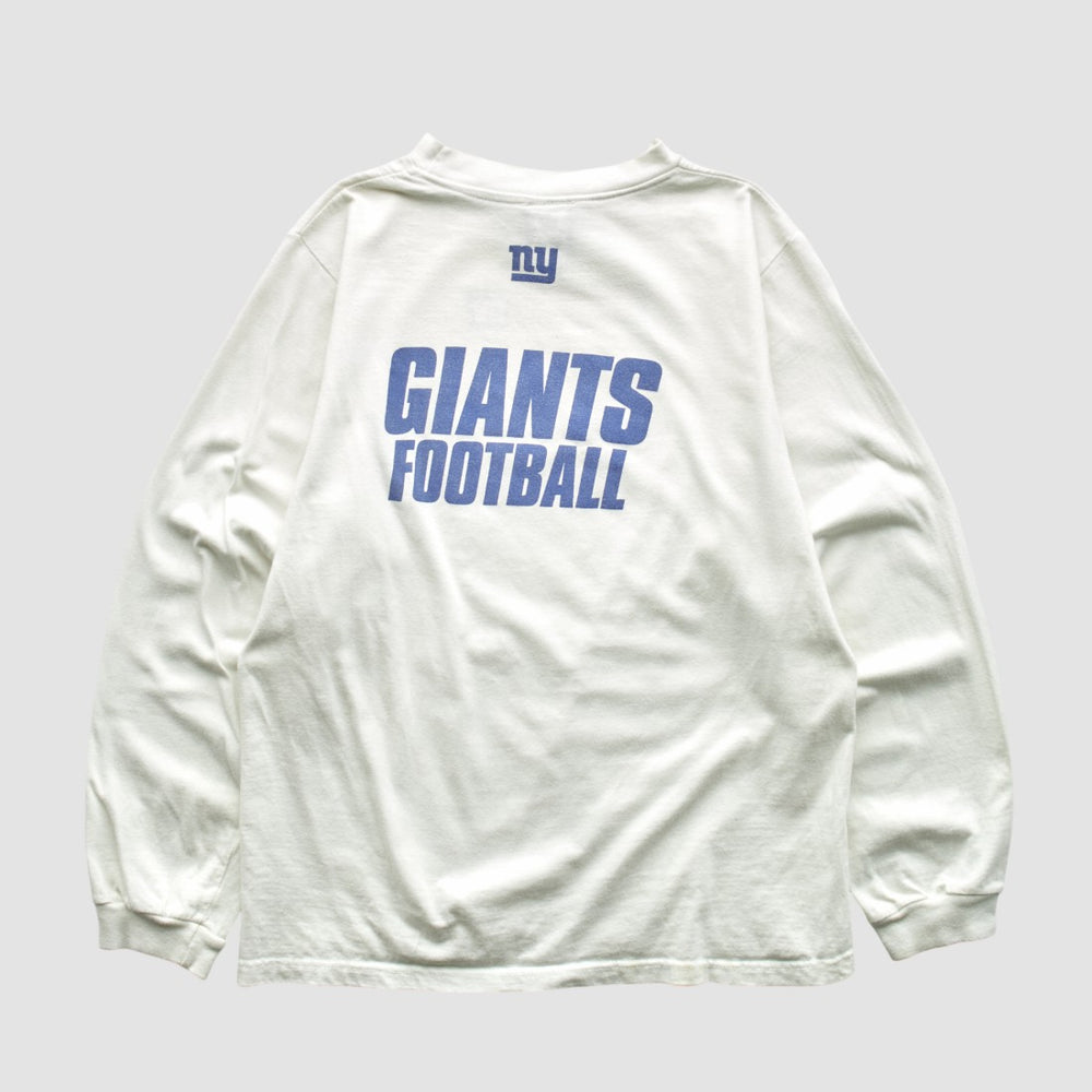 New York Giants 2000s Long Sleeve T-shirt - White T-shirts