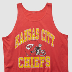 Kansas City Chiefs Russell 90s Tank - Red Tanks