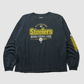 Pittsburgh Steelers NFL 2010s Long Sleeve T-shirt - Black T-shirts