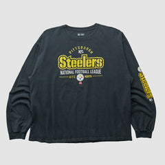Pittsburgh Steelers NFL 2010s Long Sleeve T-shirt - Black T-shirts