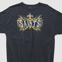 New Orleans Saints Reebok 2000s T-shirt - Black T-shirts