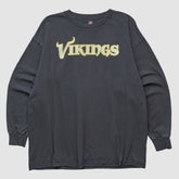 Minnesota Vikings NFL 2000s Long Sleeve T-shirt - Black T-shirts