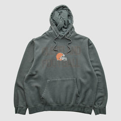 Cleveland Browns Majestic 2010s Hooded Pullover Sweatshirt - Gray Pullover
