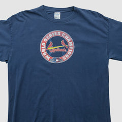 St. Louis Cardinals Gildan 2006 Long Sleeve T-shirt - Navy - XVintage T-shirts