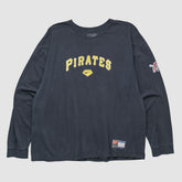 Pittsburgh Pirates Nike 2000s Long Sleeve T-shirt - Navy - XVintage T-shirts