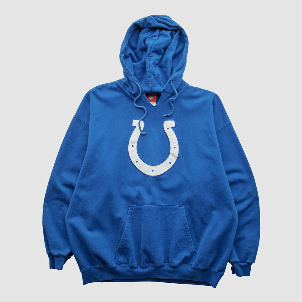 Indianapolis Colts NFL 2000s Hooded Pullover Sweatshirt - Blue Pullover