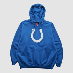 Indianapolis Colts NFL 2000s Hooded Pullover Sweatshirt - Blue Pullover