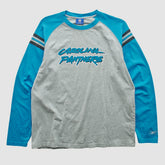 Carolina Panthers Reebok 2000s Long Sleeve T-shirt - Heather Gray T-shirts